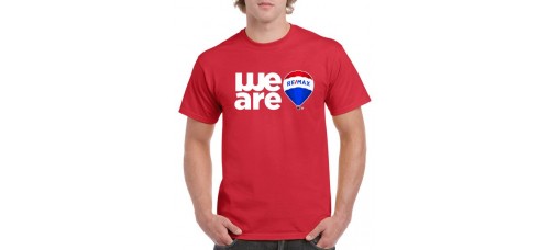 Apparel - RE/MAX T-Shirt Red with We Are and Balloon