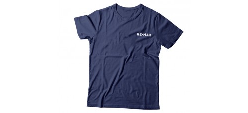 Apparel - RE/MAX T-Shirt Blue with White RE/MAX Left Chest