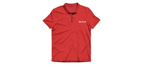 Apparel - RE/MAX Polo Red with Embroidered Left Chest White RE/MAX