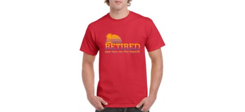 Apparel - Stock Design - See You On The Beach - Red/Color