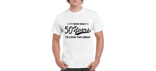 Apparel - Stock Design Age - Took 50 Years - White/Black