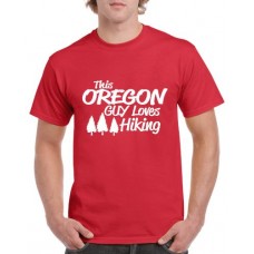 Apparel - Stock Design - This Guy Loves Hiking - Red/White