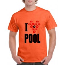 Apparel - Stock Design T-Shirt Orange with I Pool