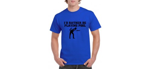 Apparel - Stock Design - Rather Play Pool - Blue/Black