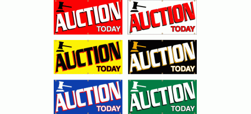 Banner - Stock Pre-Printed Auction