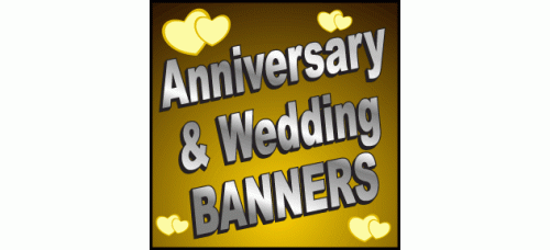 Banner - Anniversary & Wedding