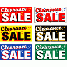Banner - Stock Pre-Printed Clearance Sale