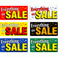 Banner - Stock Pre-Printed Everything on Sale