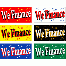 Banner - Stock Pre-Printed We Finance