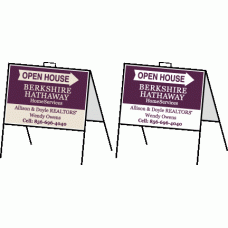Berkshire Hathaway Directional - Custom 18x24 A-Frame with Two Single Sided Prints