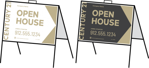 Century 21 Directional - Custom 18x24 A-Frame with Two Single Sided Prints