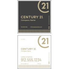 Century 21 Yard Sign - 24x24x.040 Aluminum Yard Sign FREE SHIPPING Package - 6 Signs Total
