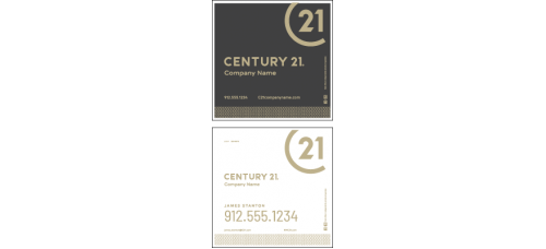 Century 21 Yard Sign - 24x24x.040 Aluminum Yard Sign FREE SHIPPING Package - 6 Signs Total