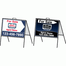 Realty Executives Directional - Custom 18x24 A-Frame with Two Single Sided Prints