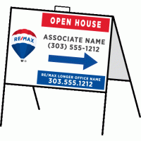 RE/MAX Directional - Custom 18x24 A-Frame with Two Single Sided Prints