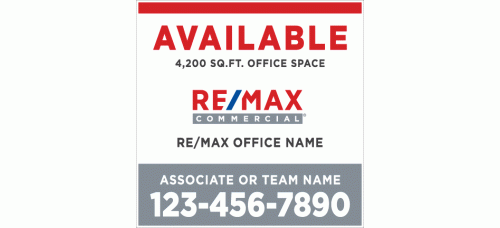 RE/MAX 48x48 Commercial Banner or Sheet