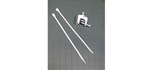 Hardware - Lit Box 3/4" Angle Clamp Kit (1 Clamp & 2 Ties)