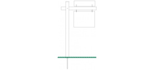EZ-UP PVC Arm Post