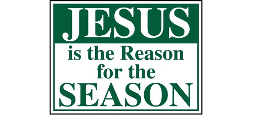 Christmas Lawn Sign - 18x24 Style A