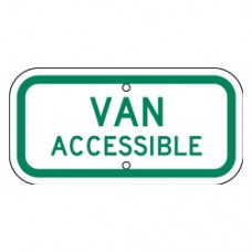 Traffic Control - Van Accessible .080 Reflective Aluminum