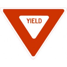 Traffic Control - Yield Sign .080 Reflective Aluminum