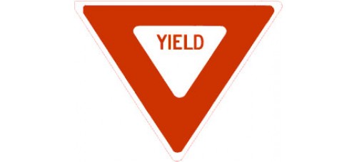 Traffic Control - Yield Sign .080 Reflective Aluminum