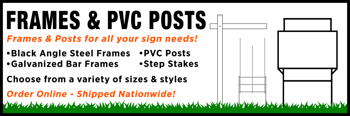 Sign Post Frame Real Estate Sign Frames, Real Estate Sign Posts | Vineland, New Jersey